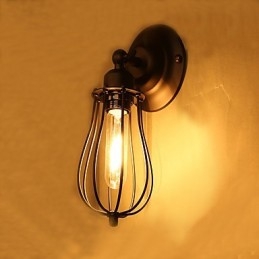Traditional Classic Rustic Lodge Country Painting Feature for Swing Arm Ambient Light Wall Sconces Wall Light
