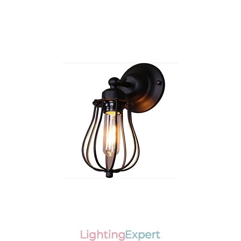 Traditional Classic Rustic Lodge Country Painting Feature for Swing Arm Ambient Light Wall Sconces Wall Light