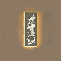 Integrated Modern Contemporary Modern Comtemporary Painting Feature for Ambient Light Wall Sconces