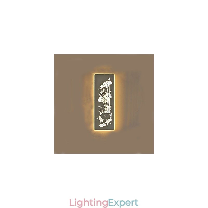 Integrated Modern Contemporary Modern Comtemporary Painting Feature for Ambient Light Wall Sconces