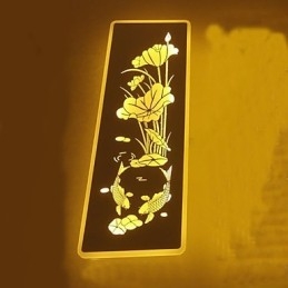 Integrated Modern Contemporary Modern Comtemporary Painting Feature for Ambient Light Wall Sconces