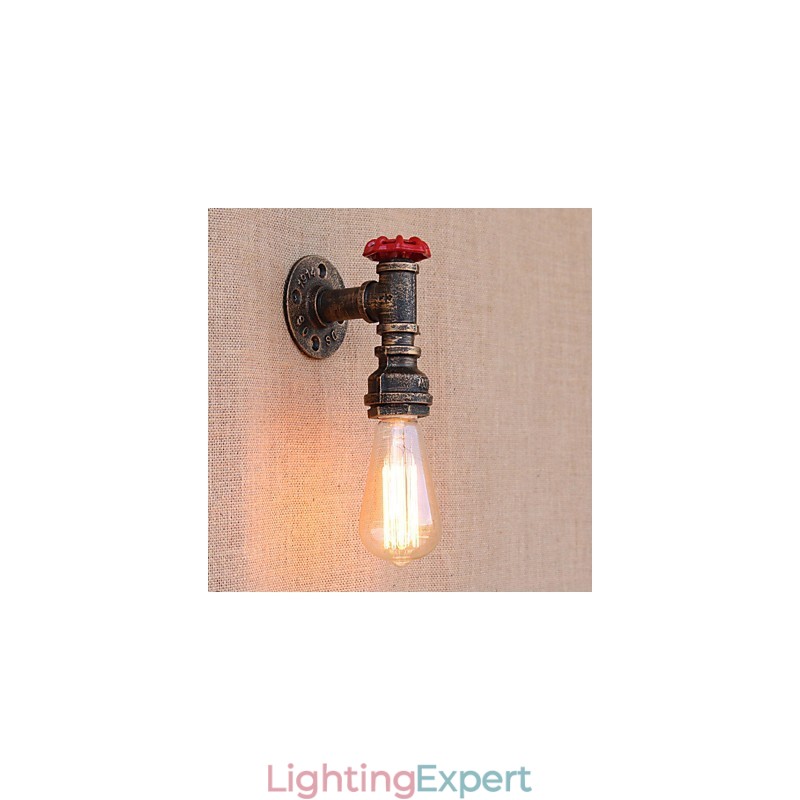 Country Retro Painting Feature for Mini Style Ambient Light Wall Sconces Wall Light