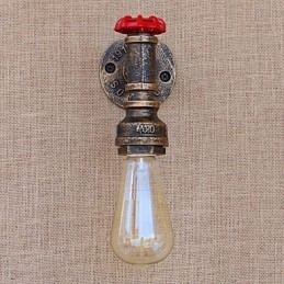 Country Retro Painting Feature for Mini Style Ambient Light Wall Sconces Wall Light