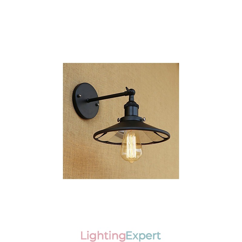 Country Retro Painting Feature for Mini Style Ambient Light Wall Sconces Wall Light