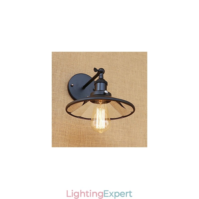 Country Retro Painting Feature for Mini Style Ambient Light Wall Sconces Wall Light