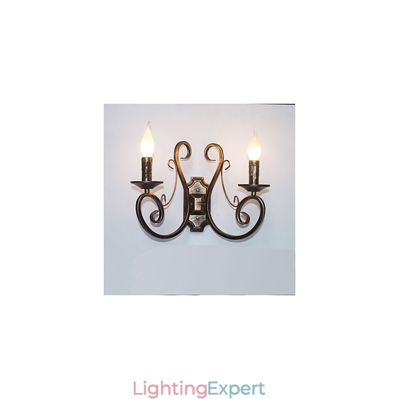 New Retro Attic American Style Retro Wall Lamp Bedroom Lamp Wall Lamp Candle Lamp