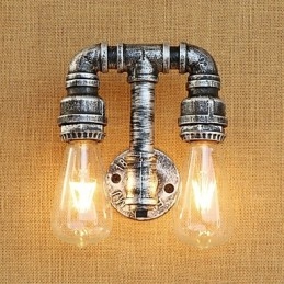 Country Retro Painting Feature for Swing Arm Ambient Light Wall Sconces Wall Light
