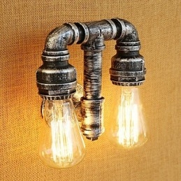 Country Retro Painting Feature for Swing Arm Ambient Light Wall Sconces Wall Light