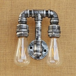 Country Retro Painting Feature for Swing Arm Ambient Light Wall Sconces Wall Light