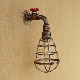 Country Retro Painting Feature for Mini Style Ambient Light Wall Sconces Wall Light