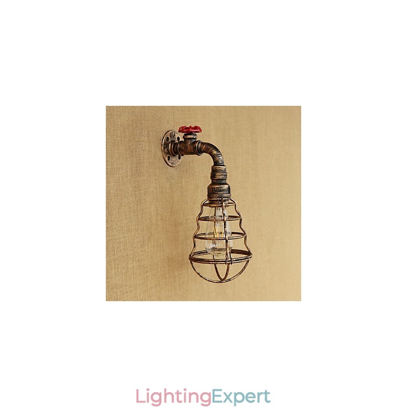 Country Retro Painting Feature for Mini Style Ambient Light Wall Sconces Wall Light