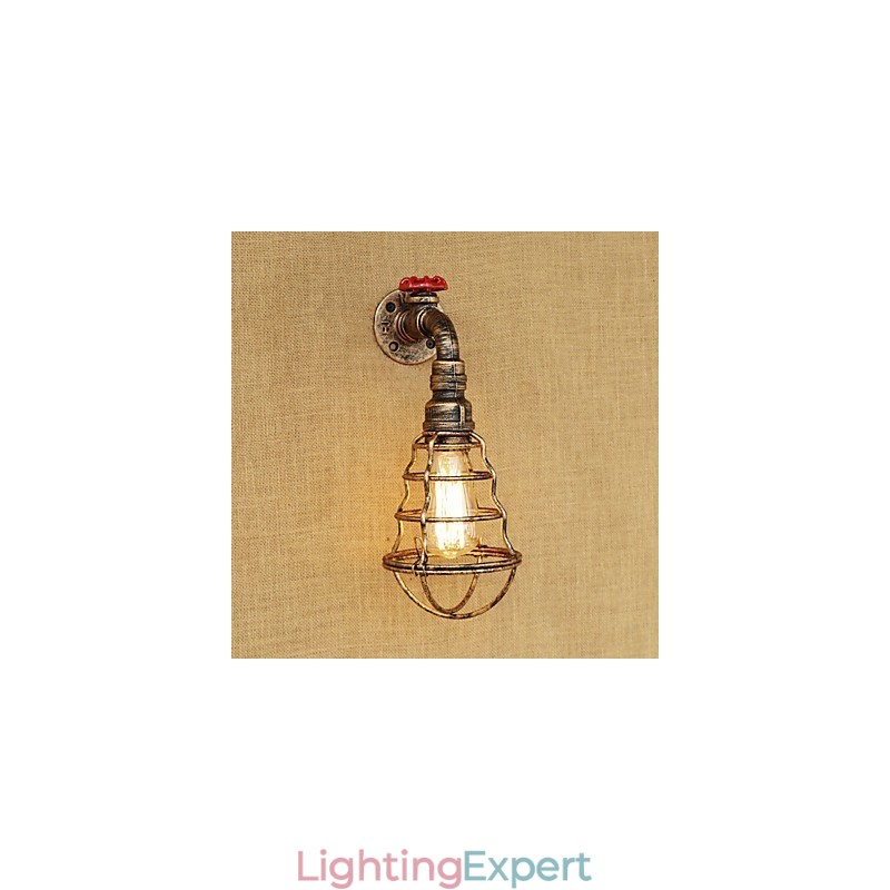 Country Retro Painting Feature for Mini Style Ambient Light Wall Sconces Wall Light
