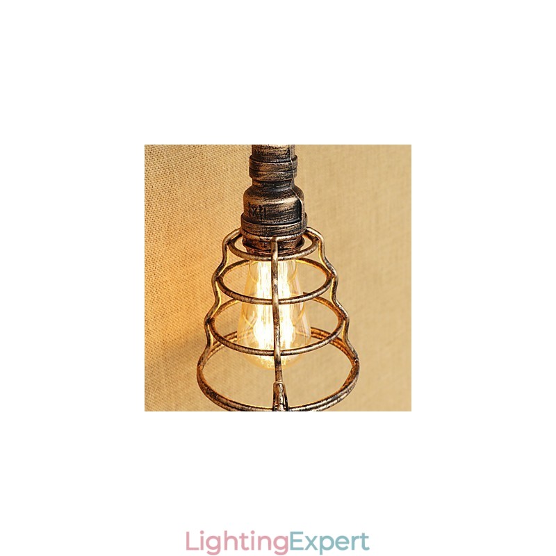 Country Retro Painting Feature for Mini Style Ambient Light Wall Sconces Wall Light