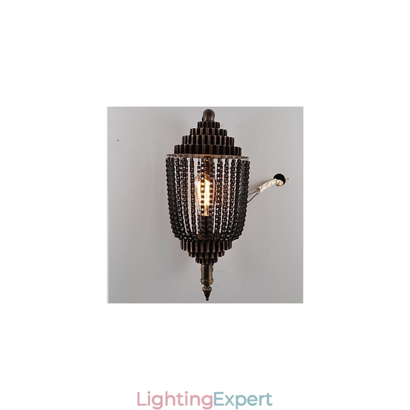 Vintage Iron Industrial Wind Shop Gear Lamp
