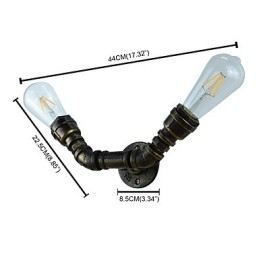 Rustic Lodge Traditional Classic Antique Brass Feature for Ambient Light Wall Sconces Wall Light