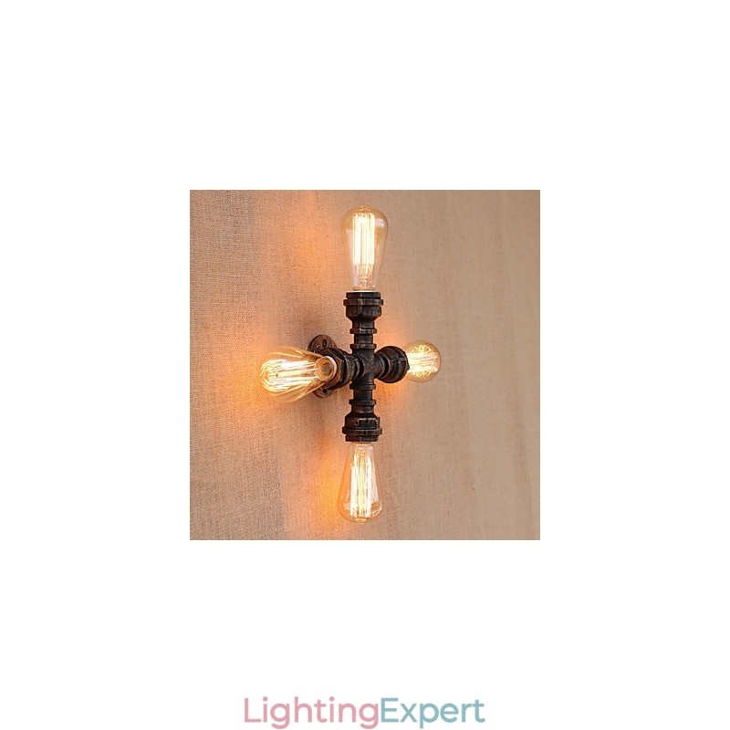 Country Retro Painting Feature for Mini Style Swing Arm Included Ambient Light Wall