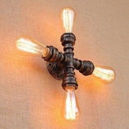 Country Retro Painting Feature for Mini Style Swing Arm Included Ambient Light Wall