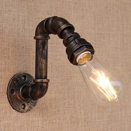 Country Retro Painting Feature for Mini Style Swing Arm Ambient Light Wall Sconces