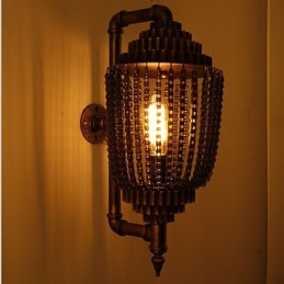 Vintage Iron Industrial Wind Shop Gear Lamp