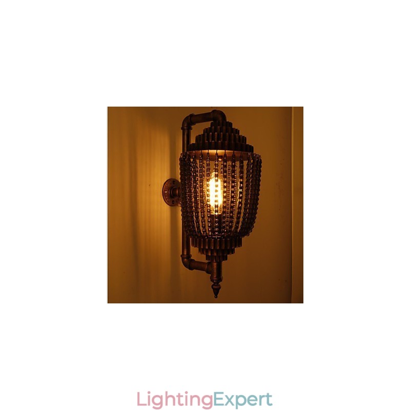 Vintage Iron Industrial Wind Shop Gear Lamp