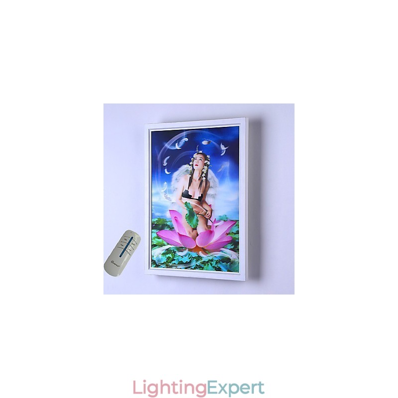Integrated Modern Contemporary Modern Comtemporary Painting Feature for Ambient Light Wall Sconces