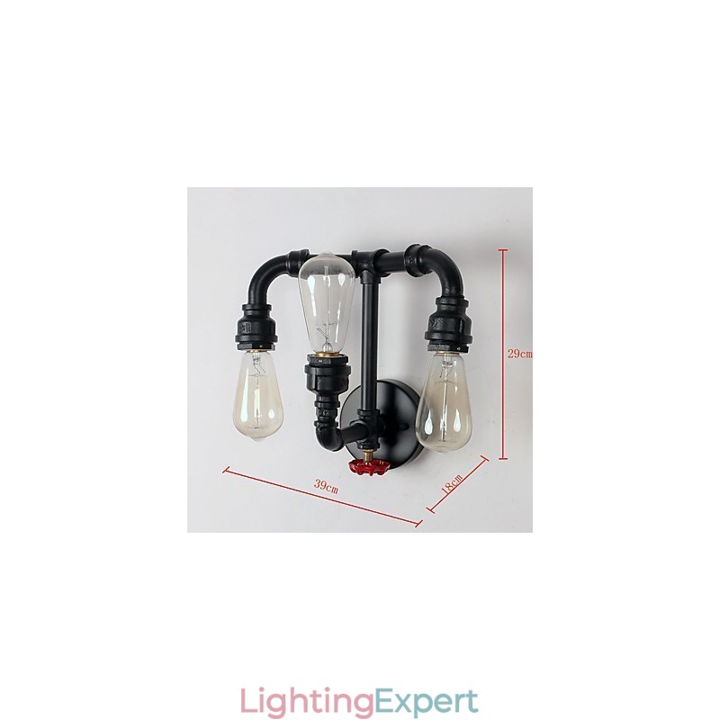 Rustic Lodge Modern Contemporary Country Retro Painting Feature for Mini Style Uplight Wall Sconces