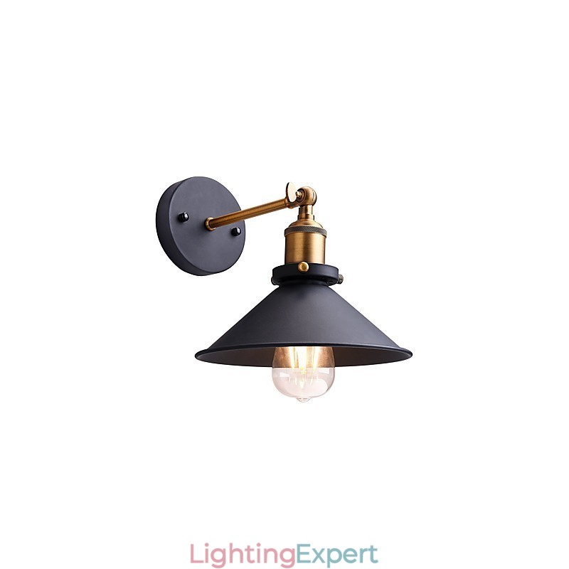 2 pcs Metal Wall Sconces Industrial Wall Light Vintage Edison Simplicity Lamp for Cafe Club Bar Lighting