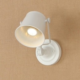 Painted Steel Wall Lamp Dumb Black American Coffee Decoration Retro Wall Light Lightsaber Lamp On Wall