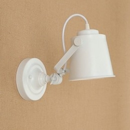 Painted Steel Wall Lamp Dumb Black American Coffee Decoration Retro Wall Light Lightsaber Lamp On Wall