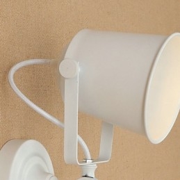 Painted Steel Wall Lamp Dumb Black American Coffee Decoration Retro Wall Light Lightsaber Lamp On Wall