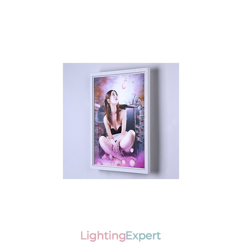 Integrated Modern Contemporary Modern Comtemporary Painting Feature for Ambient Light Wall Sconces