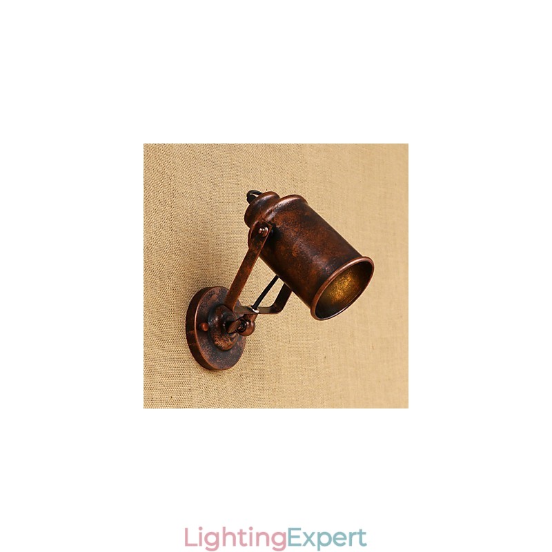 Painted Steel Wall Lamp Dumb Black American Coffee Decoration Retro Wall Light Lightsaber Lamp On Wall