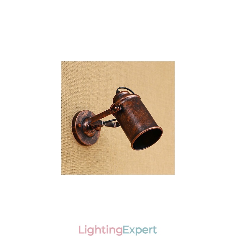 Painted Steel Wall Lamp Dumb Black American Coffee Decoration Retro Wall Light Lightsaber Lamp On Wall