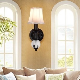 Rustic Lodge Simple Vintage Painting Feature Ambient Light Wall Sconces Wall Light