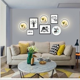 Living Room Wall Lamp Minimalist Modern Creativity Minimalist Decorative Wall Lamp Bedroom Bedside Wall Lamp
