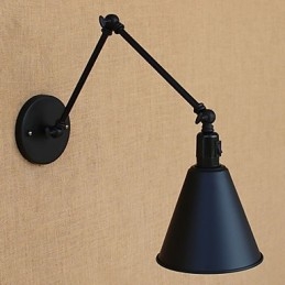 Country Retro Painting Feature for Mini Style Swing Arm Eye Protection Downlight Swing Arm Lights