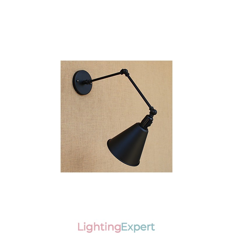 Country Retro Painting Feature for Mini Style Swing Arm Eye Protection Downlight Swing Arm Lights