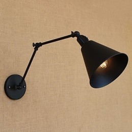 Country Retro Painting Feature for Mini Style Swing Arm Eye Protection Downlight Swing Arm Lights