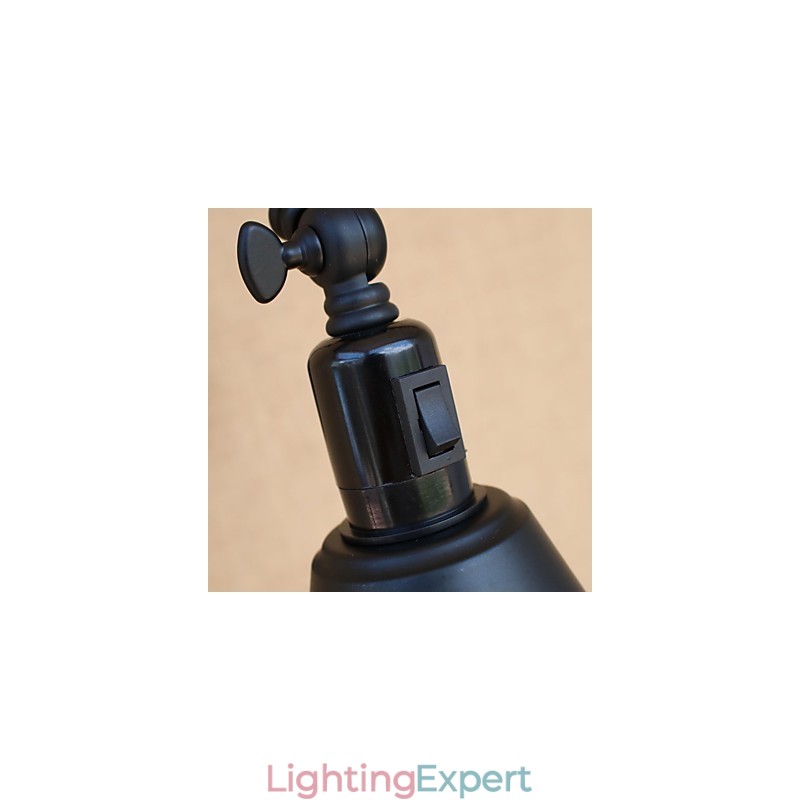 Country Retro Painting Feature for Mini Style Swing Arm Eye Protection Downlight Swing Arm Lights