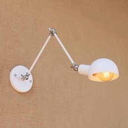 Vintage Country Painting Feature for Mini Style Swing Arm Eye Protection Ambient Light Swing Arm LightsWall
