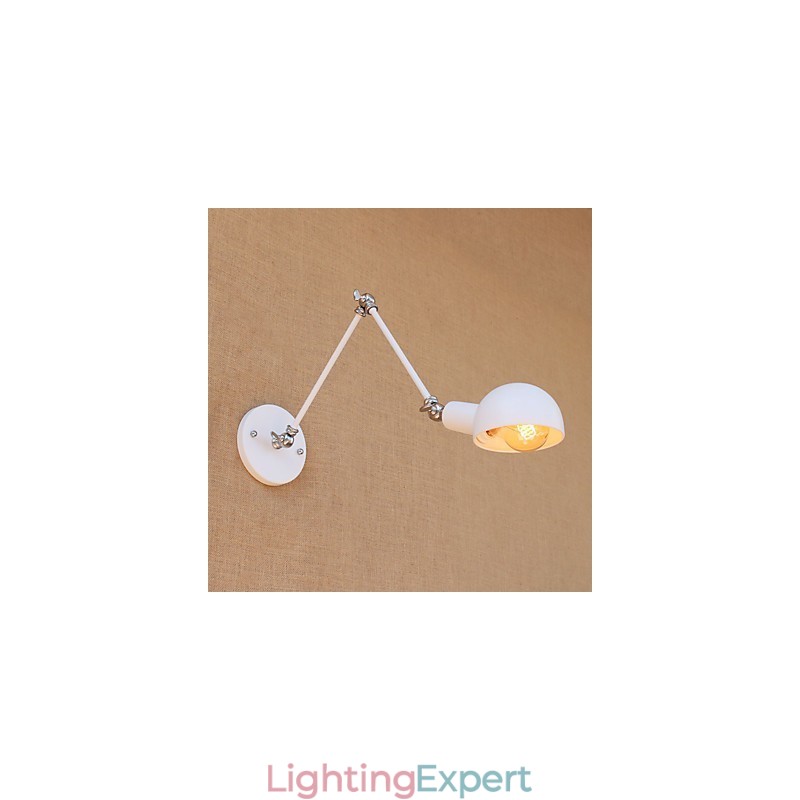 Vintage Country Painting Feature for Mini Style Swing Arm Eye Protection Ambient Light Swing Arm LightsWall