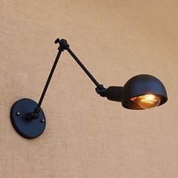 Vintage Country Painting Feature for Mini Style Swing Arm Eye Protection Ambient Light Swing Arm LightsWall