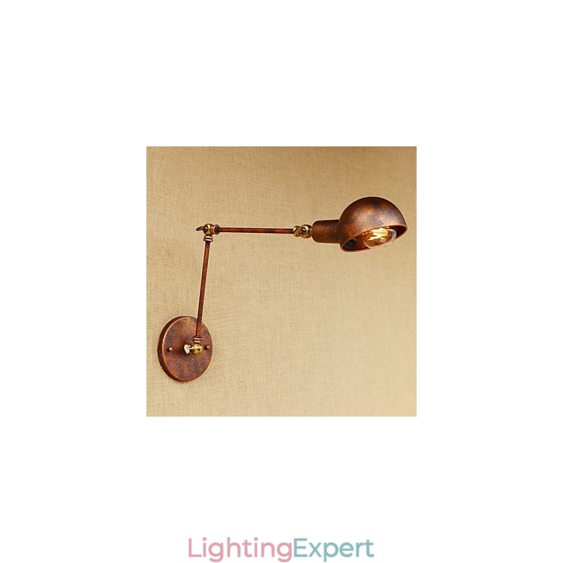 Vintage Country Painting Feature for Mini Style Swing Arm Eye Protection Ambient Light Swing Arm LightsWall