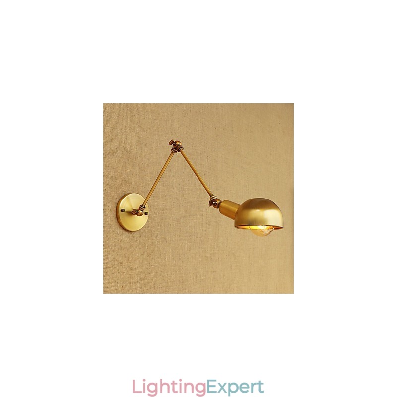 Vintage Country Painting Feature for Mini Style Swing Arm Eye Protection Ambient Light Swing Arm LightsWall