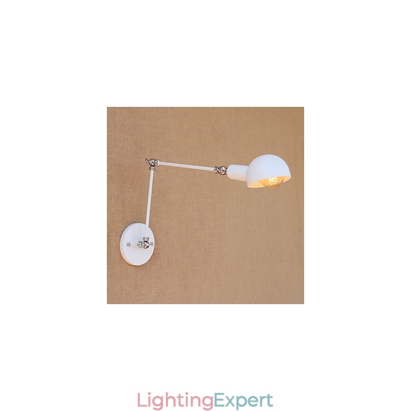 Vintage Country Painting Feature for Mini Style Swing Arm Eye Protection Ambient Light Swing Arm LightsWall