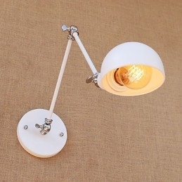 Vintage Country Painting Feature for Mini Style Swing Arm Eye Protection Ambient Light Swing Arm LightsWall