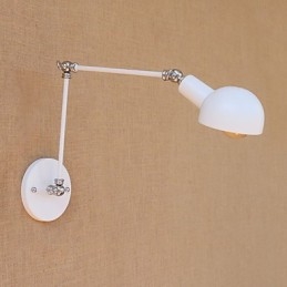 Vintage Country Painting Feature for Mini Style Swing Arm Eye Protection Ambient Light Swing Arm LightsWall