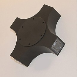 Integrated Simple Novelty Country Feature for Eye Protection Ambient Light Wall Sconces Cross Star Outdoor Waterproof Courtyard Wall Lamp