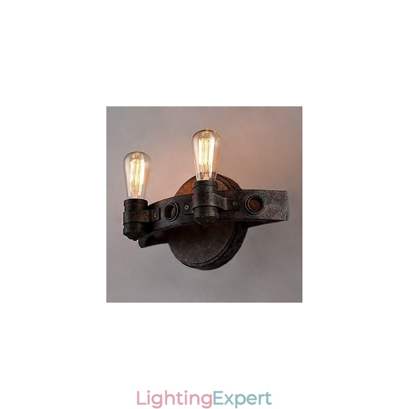Loft Style Vintage Industrial Creative Personality Metal Wall Lamp for the Coffee Room Bar Foyer Decorate Wall Lighting