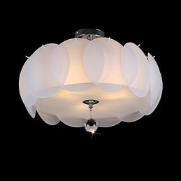 3 Light Glass Chandelier Modern Pendant Light Family